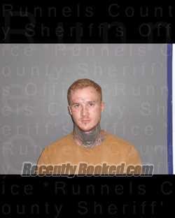 Booking photo from Runnels County, Texas