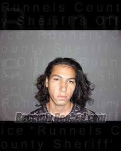 Booking photo from Runnels County, Texas