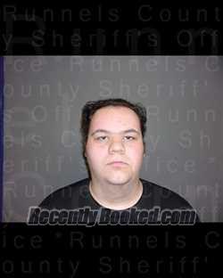 Booking photo from Runnels County, Texas
