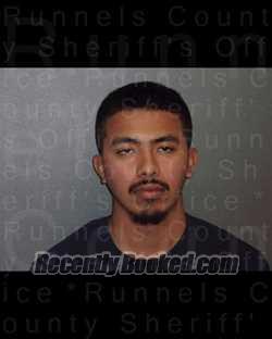 Booking photo from Runnels County, Texas