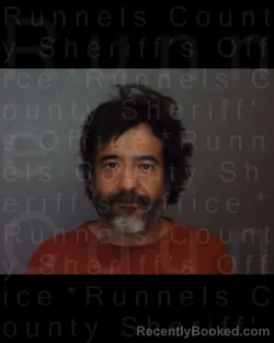 Booking photo from Runnels County, Texas