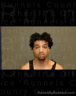 Mugshot of SEMA'JAE TRAELON'LOUIS JACKSON booked in Runnels County, Texas on March 18, 2026