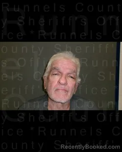 Mugshot of DAVID EARL MURRAY booked in Runnels County, Texas on March 20, 2026