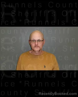 Mugshot of RANDALL RAY BOYD booked in Runnels County, Texas on March 27, 2026