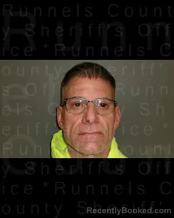 Mugshot of DONALD DUANE HAMPTON booked in Runnels County, Texas on March 28, 2026