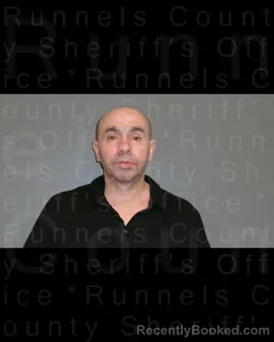 Mugshot of ERNEST MARTINEZ booked in Runnels County, Texas on April 8, 2026