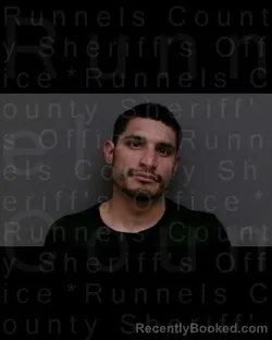 Mugshot of JUSTIN RAY MEDINA booked in Runnels County, Texas on April 17, 2026