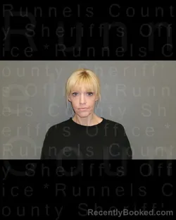 Mugshot of ALLISON BROOKE CALCOTE booked in Runnels County, Texas on April 17, 2026