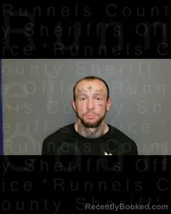 Mugshot of JASON MANUEL PIMENTEL booked in Runnels County, Texas on April 17, 2026