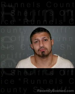 Mugshot of BILLY JUAN OCHOA booked in Runnels County, Texas on April 21, 2026