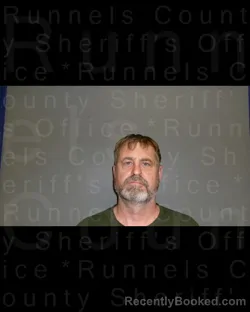 Mugshot of NELSON RICHARD BOOK booked in Runnels County, Texas on April 23, 2026