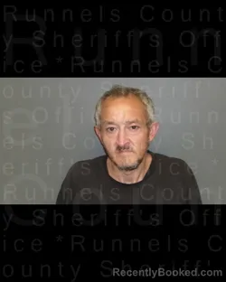 Mugshot of SANTIAGO MANUEL QUIROGA booked in Runnels County, Texas on May 7, 2026