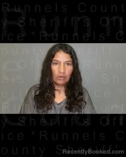 Mugshot of ANTONIA NERY LAWSON booked in Runnels County, Texas on May 14, 2026
