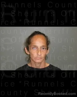 Mugshot of CINDY THOMASA HERNANDEZ booked in Runnels County, Texas on May 16, 2026