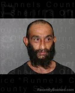 Mugshot of ARTURO ORTIZ REYNA booked in Runnels County, Texas on May 29, 2026
