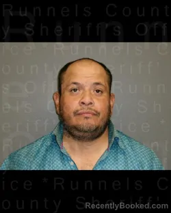 Mugshot of ELIAZAR DELACRUZ booked in Runnels County, Texas on May 29, 2026
