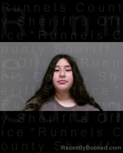 Mugshot of AMY NICOLE MARTINEZ booked in Runnels County, Texas on May 30, 2026
