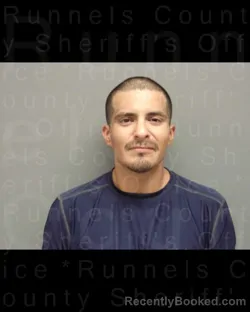 Mugshot of JOSE ANTONIO ZAVALA booked in Runnels County, Texas on June 27, 2026