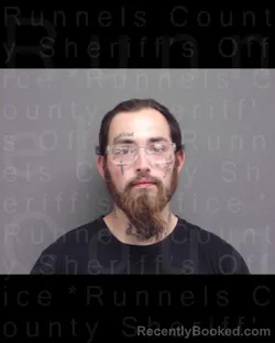 Mugshot of TERRY SHANE FLORES booked in Runnels County, Texas on July 13, 2026