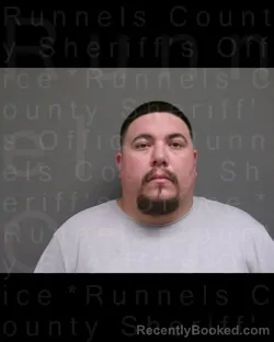 Mugshot of RAUL ARTURO ALTAMIRANO booked in Runnels County, Texas on July 22, 2026