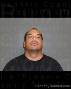 Mugshot of Jessie Joe Rodriguez booked in Runnels County, Texas on August 28, 2026