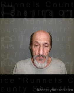 Mugshot of Travis Merle Willborn booked in Runnels County, Texas on September 3, 2026