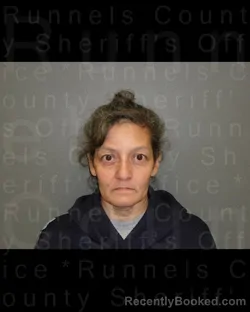 Mugshot of Melissa Ann Albarado booked in Runnels County, Texas on September 4, 2026