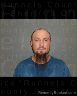Mugshot of Timothy Allen Hoxsey booked in Runnels County, Texas on September 7, 2026