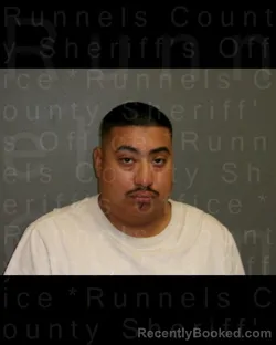 Mugshot of Jose Altamirano booked in Runnels County, Texas on September 20, 2026