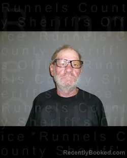Mugshot of Billy Joe Gray booked in Runnels County, Texas on September 30, 2026