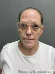 Mugshot of Jenny Sue Stover booked in Sabine County, Texas on July 13, 2026
