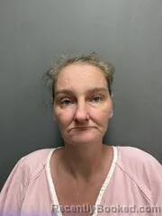 Mugshot of Anna Leslie Causey booked in Sabine County, Texas on October 10, 2026