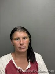 Mugshot of Victoria Lyn Russell booked in Sabine County, Texas on July 10, 2026