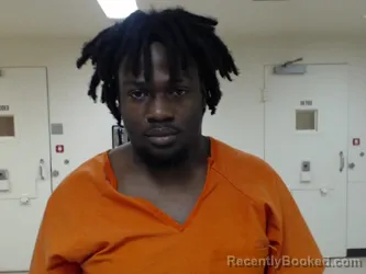 Mugshot of TREYVONTE JIAKEEZ HOLMAN booked in San Augustine County, Texas on April 5, 2026