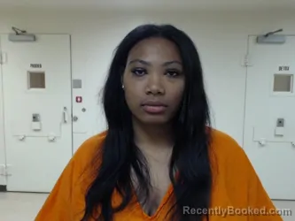 Mugshot of AALIYAH LASHEA ROBINSON booked in San Augustine County, Texas on April 7, 2026