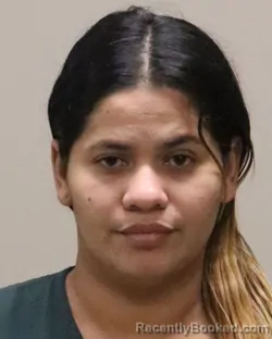 Mugshot of Kiara Marquel Vargas-Reyes booked in Martin County, Florida on August 30, 2026