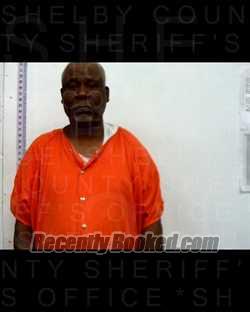 Booking photo from Shelby County, Texas