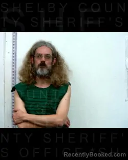 Booking photo from Shelby County, Texas