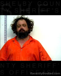 Booking photo from Shelby County, Texas