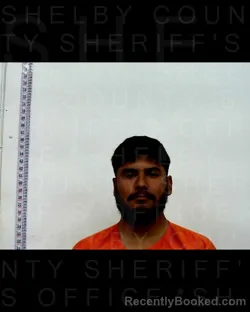 Mugshot of HECTOR MARTINEZ-ROSAS booked in Shelby County, Texas on March 17, 2026