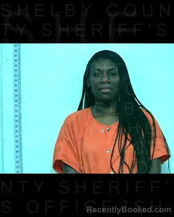 Mugshot of KANISHA WILLIAMS booked in Shelby County, Texas on March 20, 2026