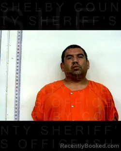 Mugshot of GLENDON DALE WEBB booked in Shelby County, Texas on April 2, 2026