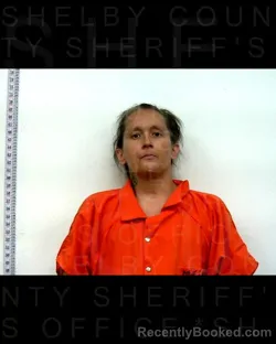 Mugshot of JOLENE LOUISE JOSEPH booked in Shelby County, Texas on April 21, 2026