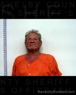 Mugshot of DONALD EMMET BARTELS booked in Shelby County, Texas on April 26, 2026