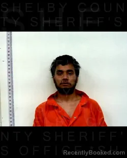 Mugshot of JASON TAIDRIK booked in Shelby County, Texas on April 27, 2026