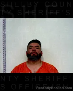 Mugshot of MARTIN GOMEZ booked in Shelby County, Texas on June 28, 2026