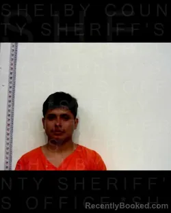 Mugshot of JUAN FRANCISCO HERNANDEZ booked in Shelby County, Texas on July 17, 2026