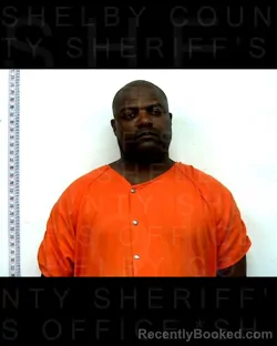 Mugshot of Marquis Deon Reed booked in Shelby County, Texas on August 3, 2026