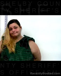 Mugshot of Amanda Rose Finch booked in Shelby County, Texas on September 24, 2026