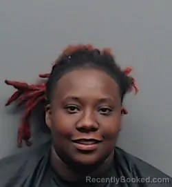 Mugshot of Khalya Renee Simmons booked in Smith County, Texas on August 2, 2026